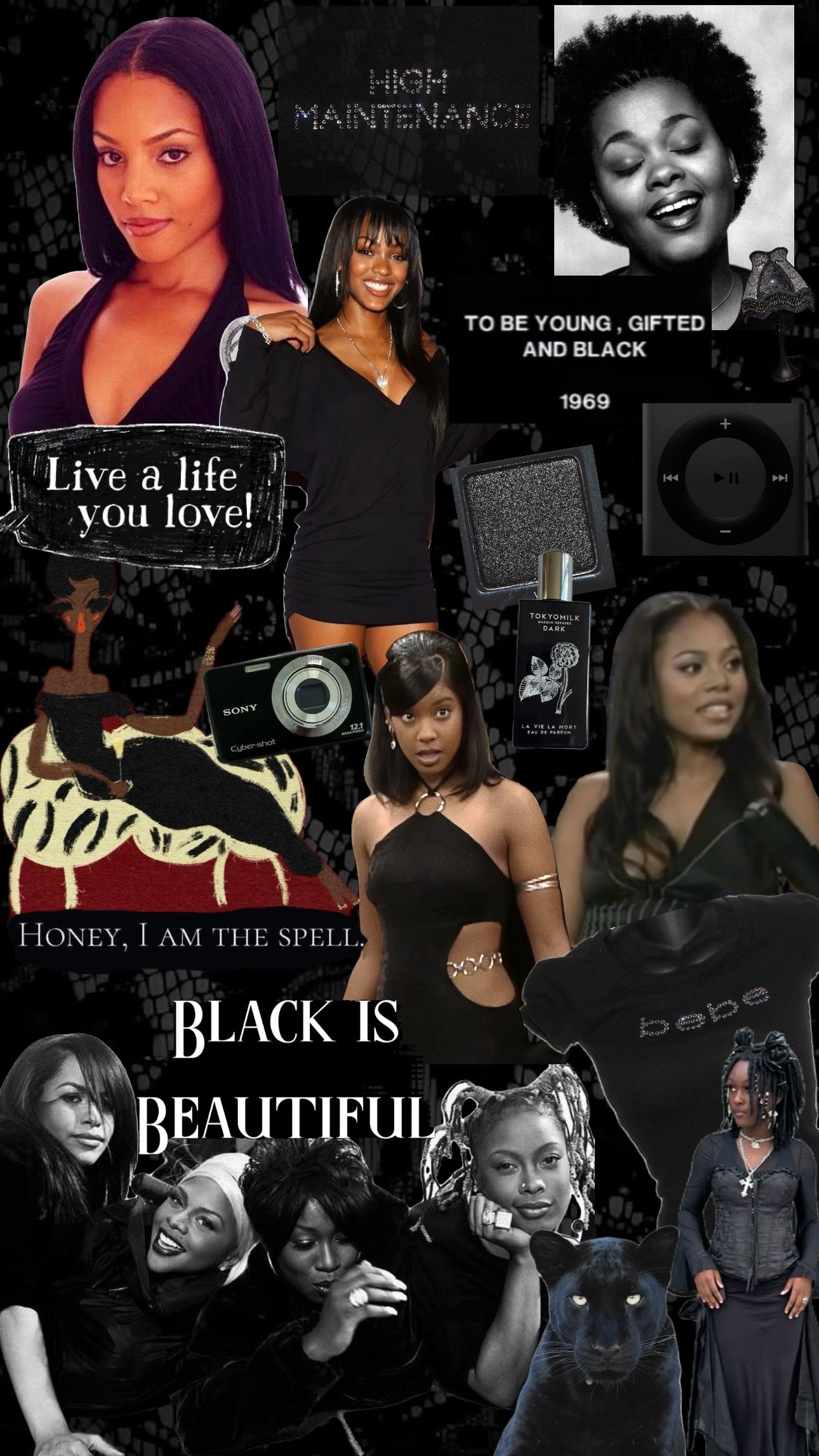 Divas in Black Digital Print