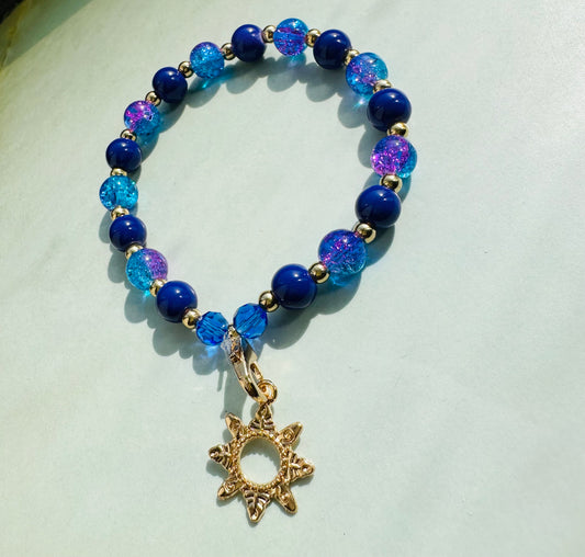 Celestial Sun Beaded Bracelet